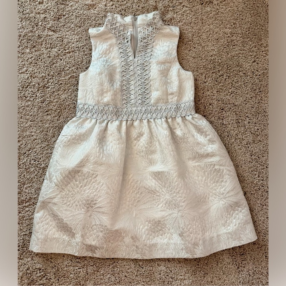 Lilly Pulitzer Mini Franco Dress in Silver